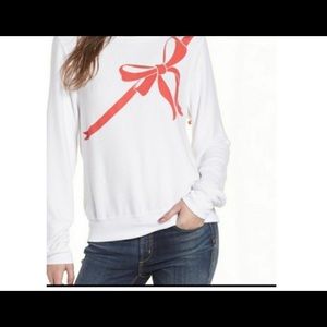 Wildfox II Christmas Bow Sweater NWT